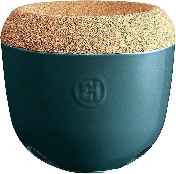 Photograph of the Emile Henry Ceramic Garlic Pot - one of the best garlic pots