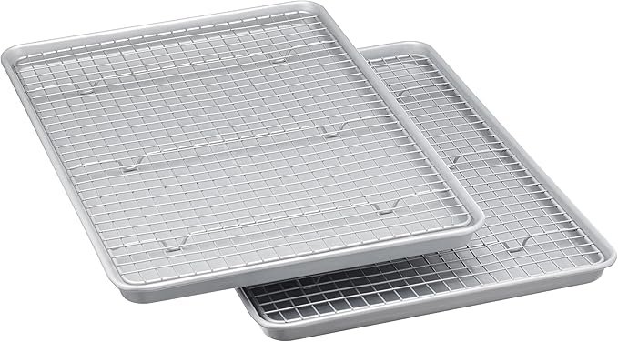 Photograph of the Amazon Basics Baking Sheet, one of the best baking sheets