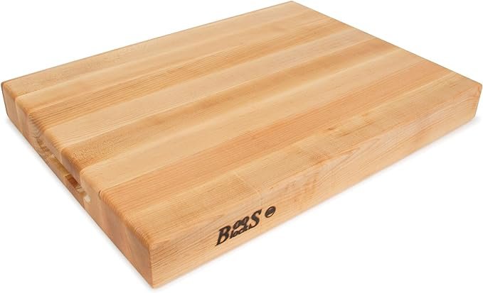 Photograph of the John Boos 2.25" Maple End Grain Block (One of the best wooden cutting boards)