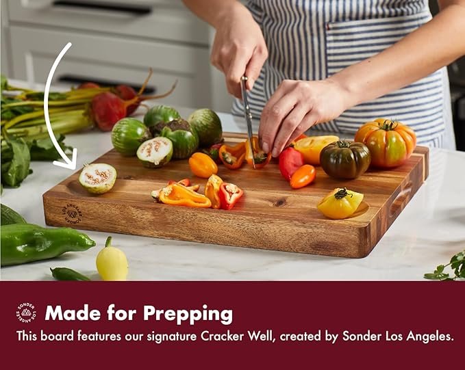 Image of the Sonder LA Acacia board highlighting its performance "made for prepping"