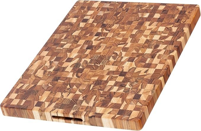 Image of the Teakhaus Edge Grain Rectangle - one of the best wooden cutting boards