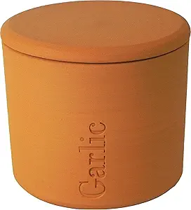 Photograph of the Henry Watson Terracotta Garlic Pot - one of the best garlic pots