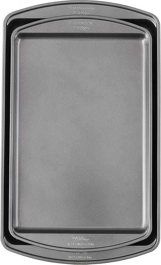 Picture of Wilton Perfect Results Non-Stick Baking Sheet, one of the best baking sheets