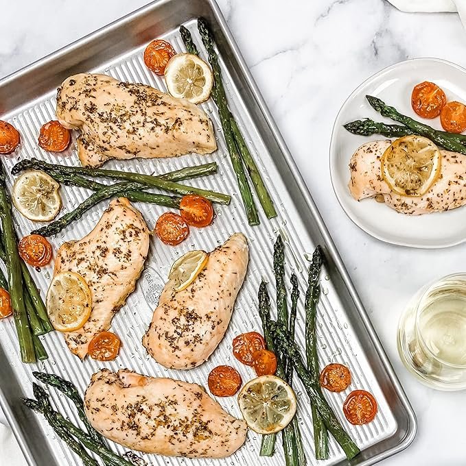 Photograph of the USA Pan Bakeware Sheet Pan - one of the best baking sheets