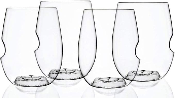 Photograph of the Govino Shatterproof Wine Glasses, one of the best wine glassses