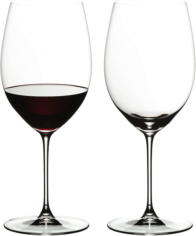Photograph of the Riedel Vertias Cabernet wine glass set - one of the best wine glasses