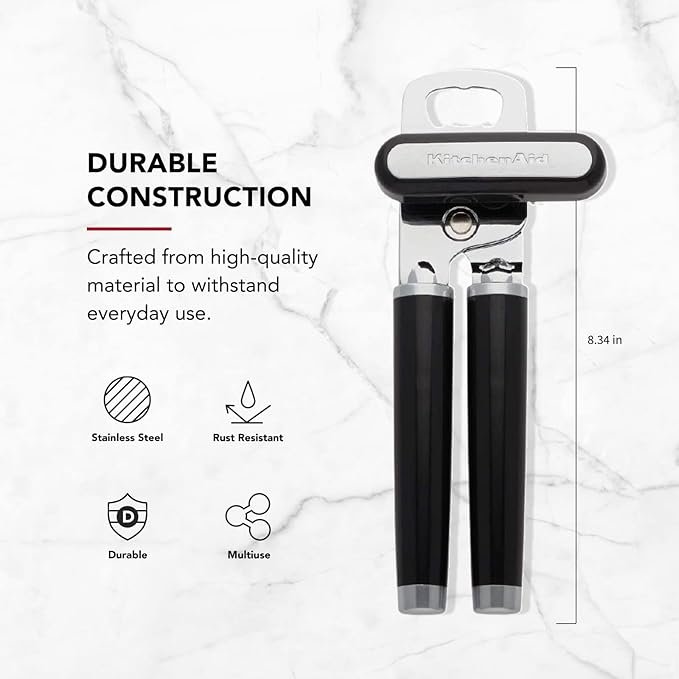 Photograph of our pick for Best Ergonomic: KitchenAid Multi-Functional Can Opener one of the Best Can Openers in 2025