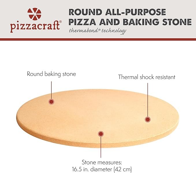 Photograph of our Best Overall Pick: Pizzacraft PC9898 for Best Pizza Stone 2025