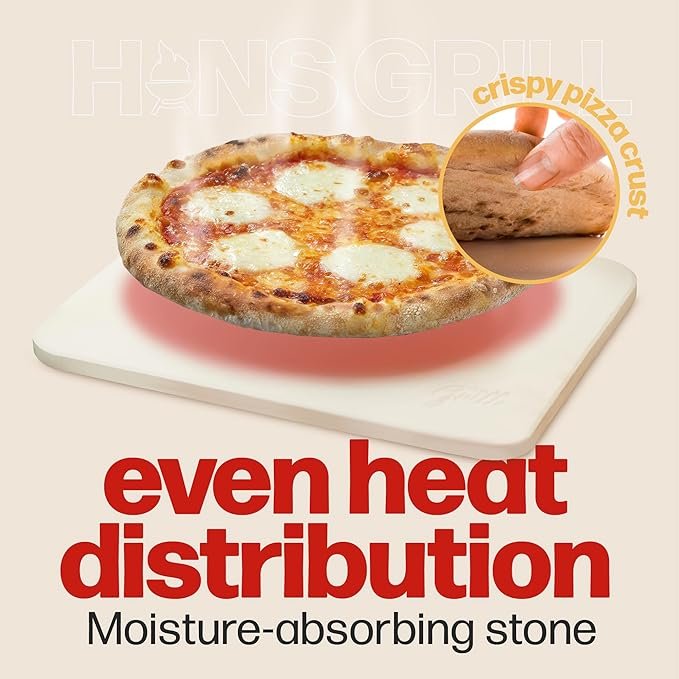 Photograph of our Premium Pick: Hans Grill Pizza Stone for Oven and Grill for Best Pizza Stones 2025