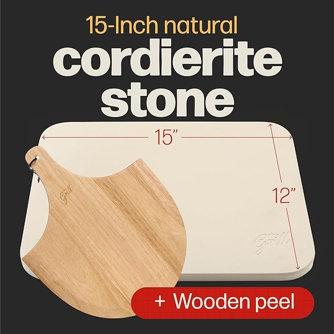 Photograph of our Premium Pick: Hans Grill Pizza Stone for Oven and Grill for Best Pizza Stones 2025