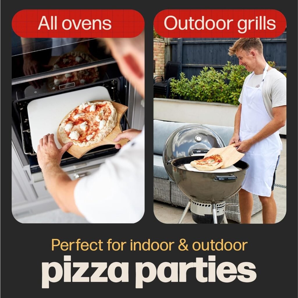Photograph of our Premium Pick: Hans Grill Pizza Stone for Oven and Grill for Best Pizza Stones 2025