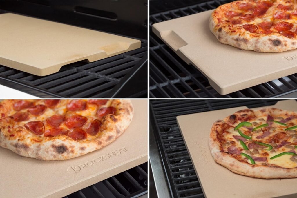Photograph of our pick for Best Value: ROCKSHEAT Pizza Stone for Best Pizza Stones 2025