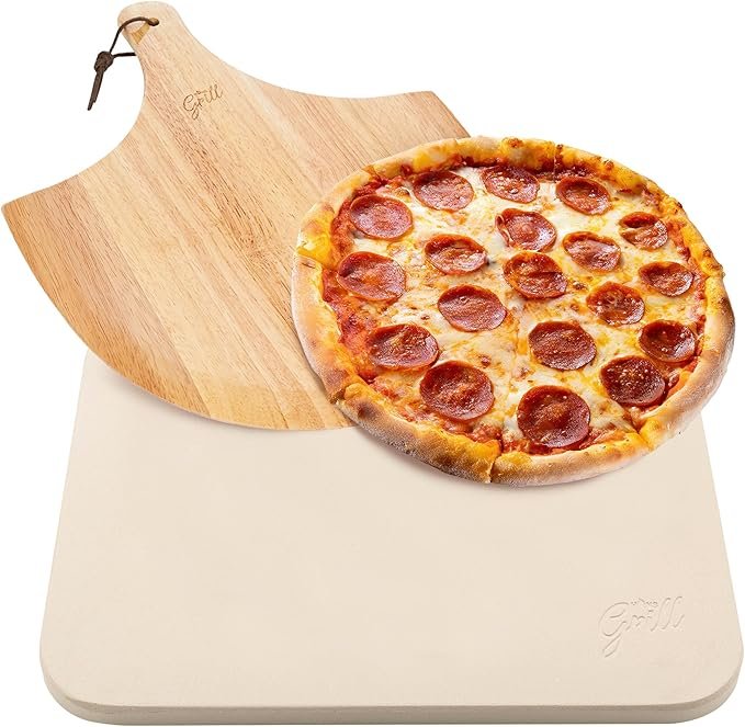 Photograph of our Premium Pick: Hans Grill Pizza Stone for Oven and Grill for Best Pizza Stones 2025