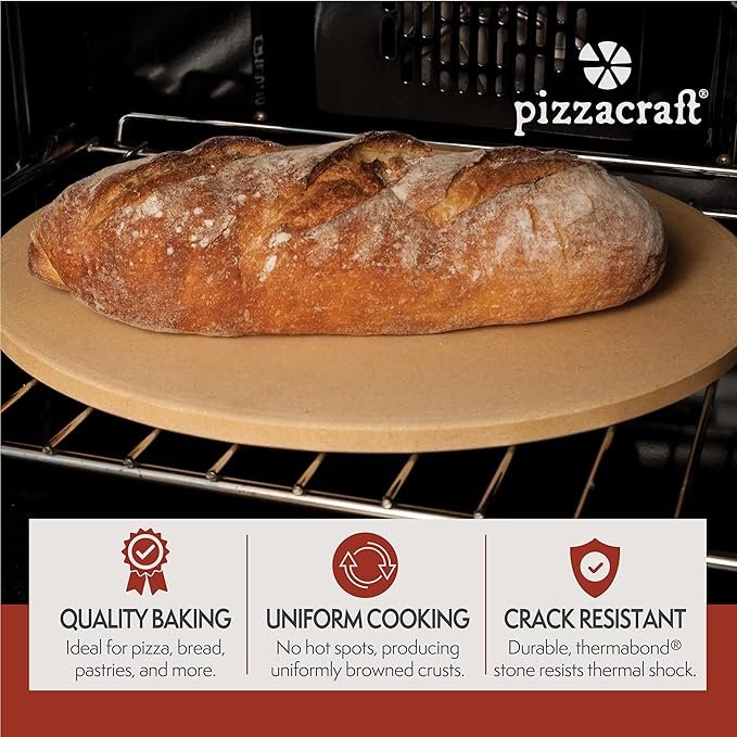 Photograph of our Best Overall Pick: Pizzacraft PC9898 for Best Pizza Stone 2025