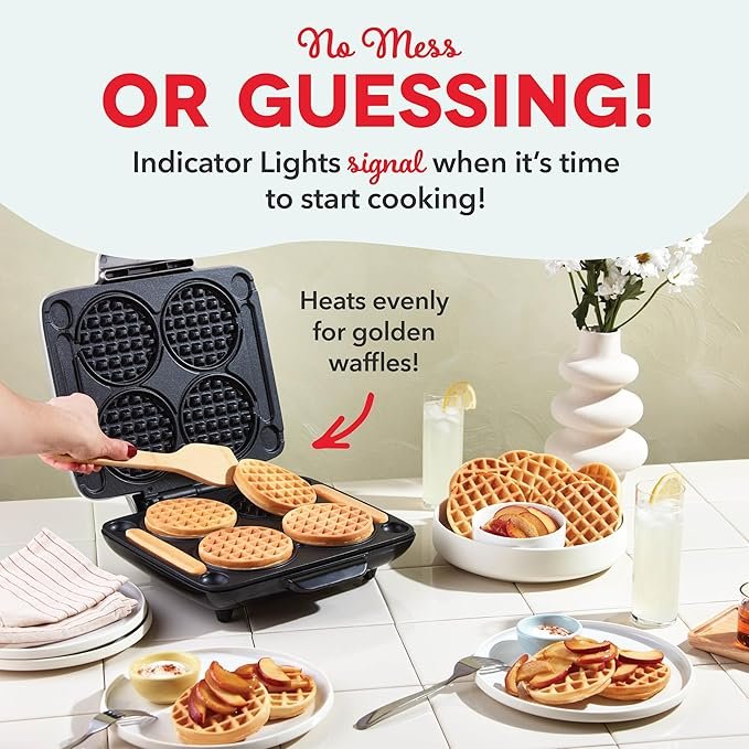Photograph of the Best Budget Pick: DASH Multi Mini Waffle Maker