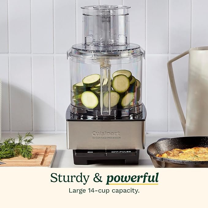 Photograph of our Best Overall pick: Cuisinart 14-Cup Food Processor, one of the best food processors in 2025