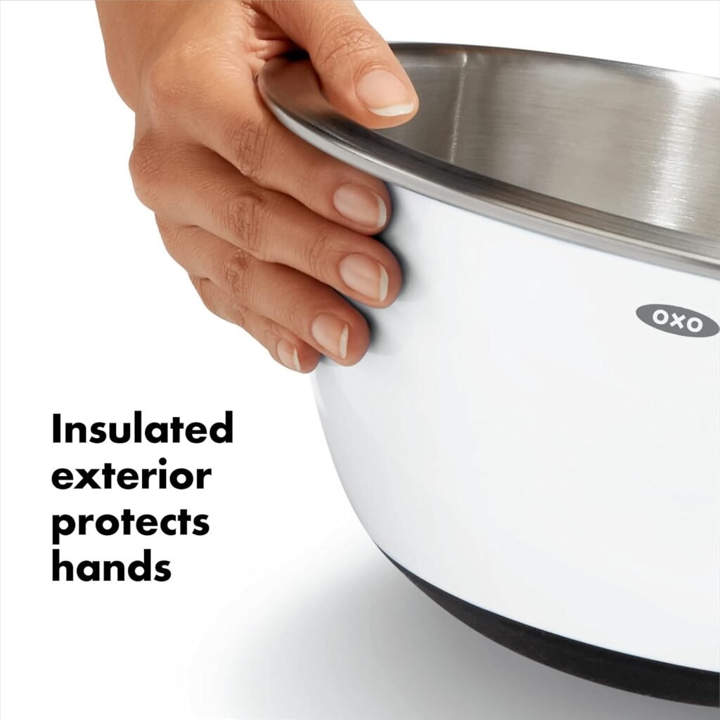Photograph of OXO Good Grips 3-Piece Mixing Bowl Set, one of our picks for best mixing bowl set in 2025