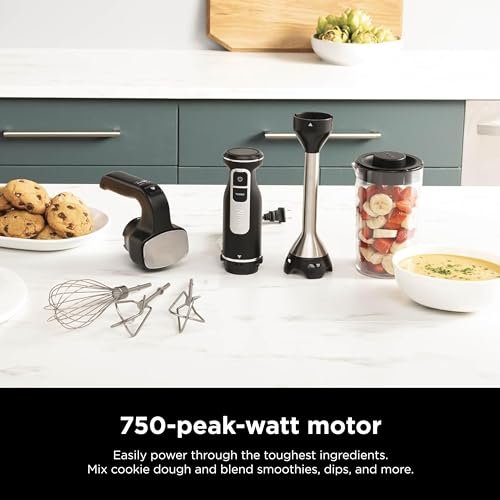 Photo of the Ninja Foodi Power Mixer System, one of the best immersion blenders