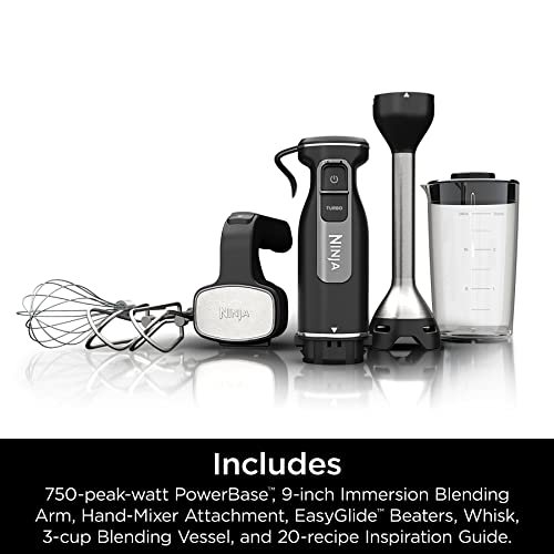 Photo of the Ninja Foodi Power Mixer System, one of the best immersion blenders