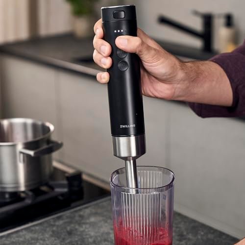 Photo of the Zwilling Xtend Three Speed Cordless Immersion Blender, one of the best immersion blenders