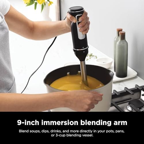 Photo of the Ninja Foodi Power Mixer System, one of the best immersion blenders