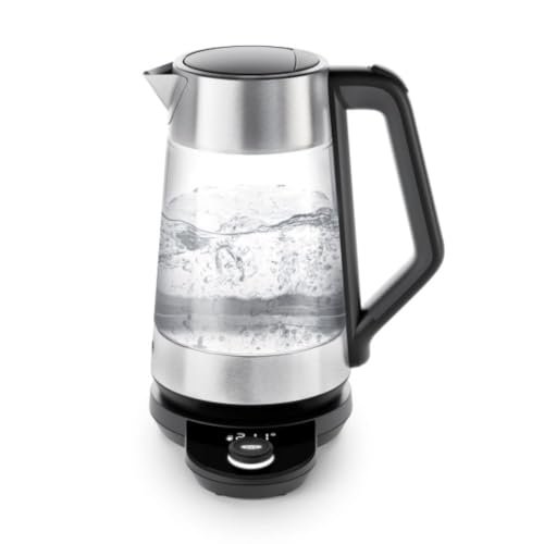 Photograph of the OXO Brew Adjustable Temperature Kettle, Electric, Clear one of the Best Kettles