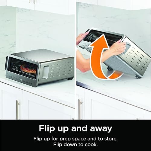 Photograph of the Ninja Flip Toaster Oven & Air Fryer SP151, one of the Best Air Fryer Toaster Ovens