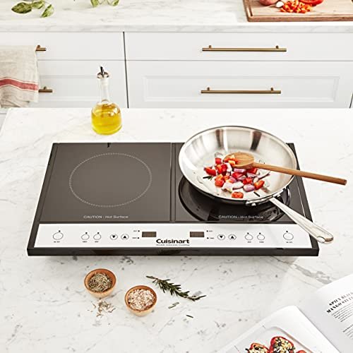 Photograph of the Cuisinart ICT-60 Double Induction Cooktop, Black one of the Best Induction Cooktops