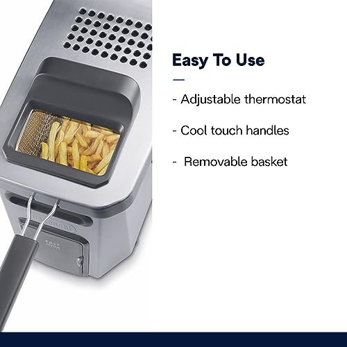 Photograph of the De’Longhi Livenza Deep Fryer with EasyClean System one of the Best Deep Fryers