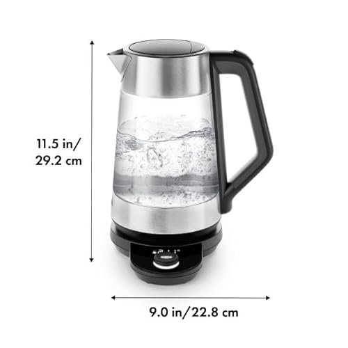 Photograph of the OXO Brew Adjustable Temperature Kettle, Electric, Clear one of the Best Kettles
