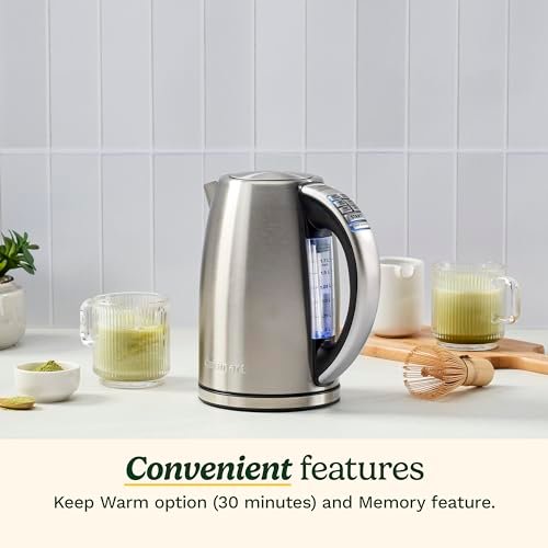 Photograph of the Cuisinart 1.7 Liter Stainless Steel Cordless Electric Kettle one of the Best Kettles