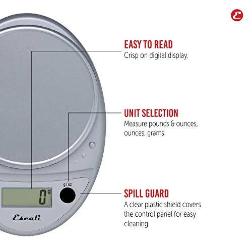 Photograph of Escali Primo Digital Food Scale, one of the best kitchen scales