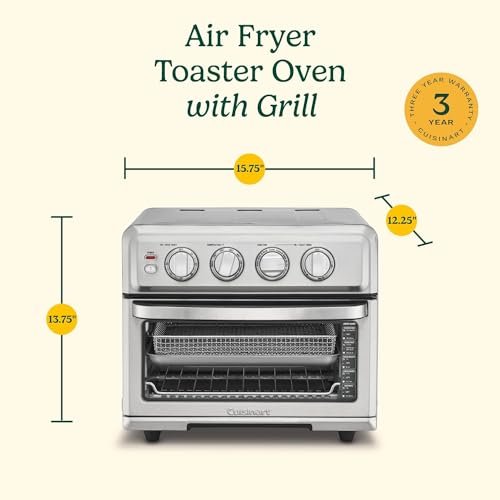Photograph of the Cuisinart TOA 70 Air Fryer Toaster Oven, one of the Best Air Fryer Toaster Ovens