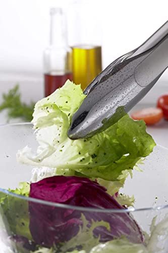Photograph of the Rösle Stainless Steel 12-inch Lock and Release Tongs (12916) one of the Best Kitchen Tongs