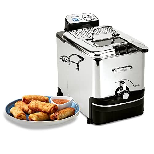 Photograph of the All-Clad Electric Deep Fryer with Basket and Lid one of the Best Deep Fryers