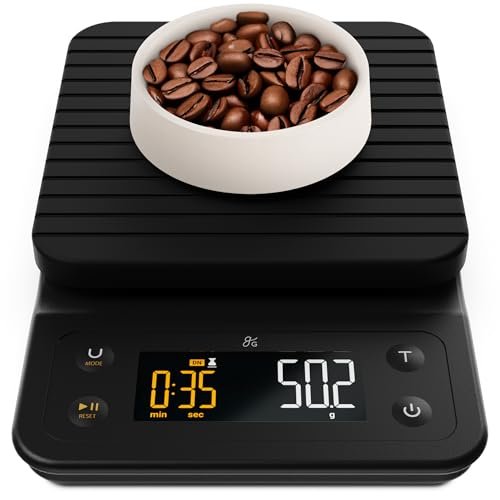 Photograph of the Greater Goods Precision Coffee Scale, one of the best ktichen scales