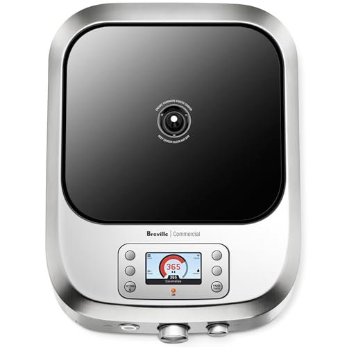 Photograph of the Breville Commercial CMC850BSS Control Freak Precise Temperature Controlled Induction Cooktop, Brushed Stainless Steel one of the Best Induction Cooktops