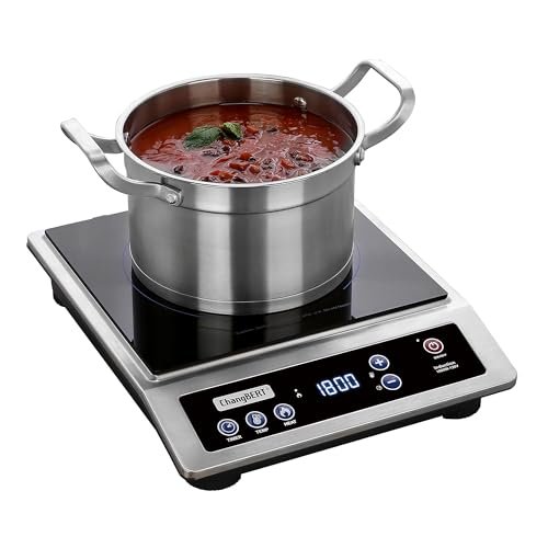 Photograph of the ChangBERT Induction Cooktop, Commercial Grade Portable Cooker one of the Best Induction Cooktops