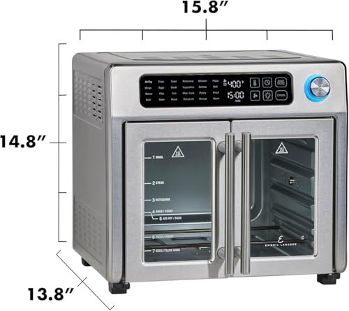 Photograph of the Emeril Lagasse French Door Air Fryer Toaster Oven 26 qt one of the Best Air Fryer Toaster Ovens