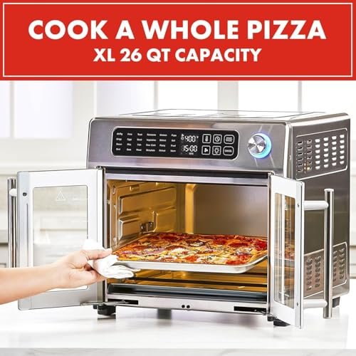 Photograph of the Emeril Lagasse French Door Air Fryer Toaster Oven 26 qt one of the Best Air Fryer Toaster Ovens