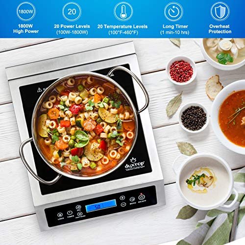 Photograph of the Duxtop Professional Portable Induction Cooktop, P961LS/BT-C35-D one of the Best Induction Cooktops
