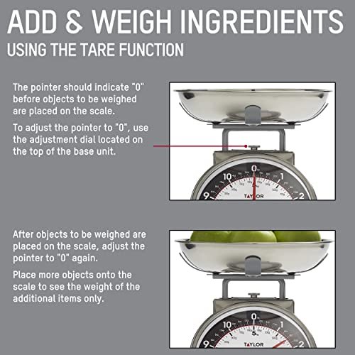 Photograph of the Taylor Mechanical Kitchen Scale, one of the best kitchen scales