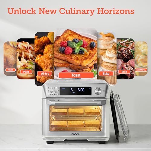 Photograph of the COSORI Air Fryer Toaster Oven Combo, one of the best Air Fryer Toaster Ovens