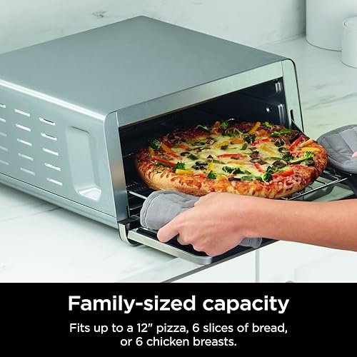 Photograph of the Ninja Flip Toaster Oven & Air Fryer SP151, one of the Best Air Fryer Toaster Ovens