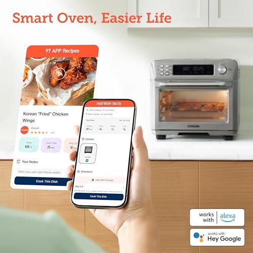 Photograph of the COSORI Air Fryer Toaster Oven Combo, one of the best Air Fryer Toaster Ovens