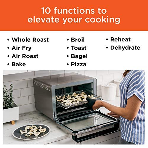 Photograph of the Ninja Foodi XL Pro Air Oven DT201, one of the Best Air Fryer Toaster Ovens