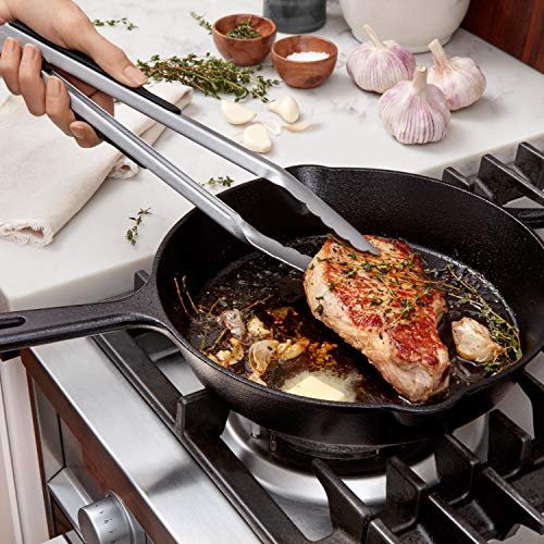 Photograph of the OXO Good Grips 12-Inch Stainless-Steel Locking Tongs one of the Best Kitchen Tongs
