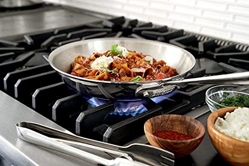 Photograph of the All-Clad Specialty Stainless Steel Kitchen Gadgets Serving Tongs Kitchen Tools, Kitchen Hacks Silver one of the Best Kitchen Tongs