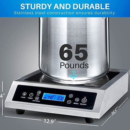 Photograph of the Duxtop Professional Portable Induction Cooktop, P961LS/BT-C35-D one of the Best Induction Cooktops