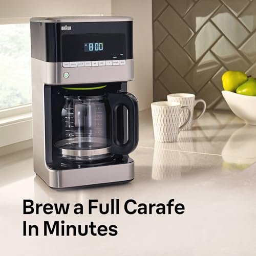 Photograph of the Braun BrewSense 12 Cup Drip Coffee Maker one of the Best Coffee Makers